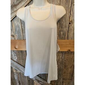 NWT Victoria's Secret sport vented ivory lightweight packable plates yoga run L